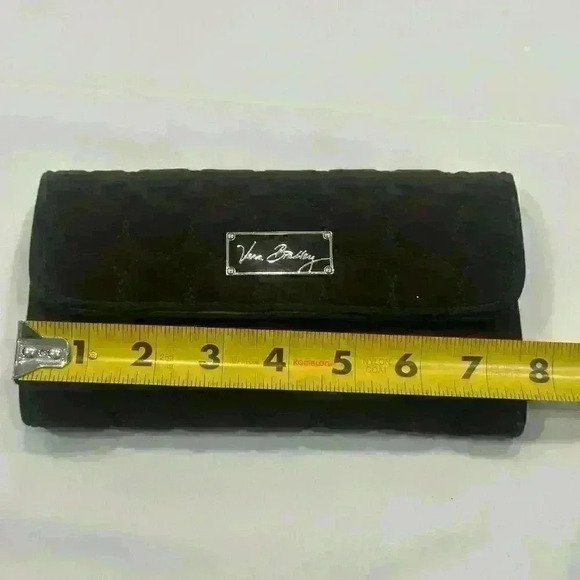 Vera Bradley Checkbook Brown Wallet EUC - Picture 10 of 11